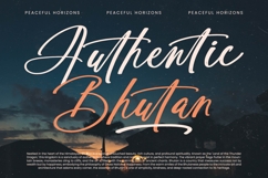 Authentic Bhutan - Bold Brush Font Product Image 16