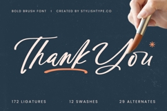 Authentic Bhutan - Bold Brush Font Product Image 20