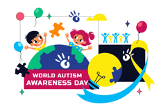 10 World Autism Awareness Day Illustration Product Image 4