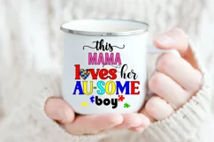 AUTISM AWARENESS SUBLIMATION DESIGN- AUTISM MOM SUBLIMATION DESIGN PNG