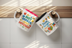 Autism Awareness mug wrap printable sublimation design Product Image 3