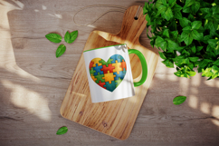 Autism Awareness mug wrap printable sublimation design Product Image 4