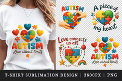 Autism Awareness t-shirt printable sublimation design png Product Image 1