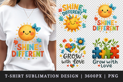 Autism Awareness clipart printable sublimation design png Product Image 2