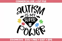 Autism is my super power SVG | Autism SVG | Autism PNG Product Image 2