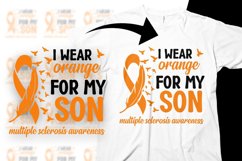 Multiple Sclerosis Awareness Svg Png Wear Orange for My Son Product Image 1