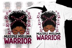 Multiple Myeloma Awareness Svg Png Multiple Warrior Afro Product Image 1
