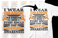 Multiple Sclerosis Awareness Svg Png Wear Orange for Someone Product Image 1