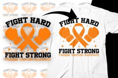 Multiple Sclerosis Awareness Svg Png Fight Hard Fight Strong Product Image 1