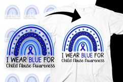 Child Abuse Prevention Awareness Svg Png I Wear Blue for Product Image 1