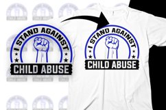 Child Abuse Prevention Awareness Svg Png I Stand Against Chi Product Image 1