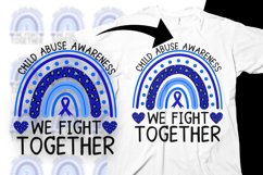 Child Abuse Prevention Awareness Svg Png Fight Together Rain Product Image 1