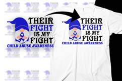 Child Abuse Prevention Awareness Svg Png Their Fight My Figh Product Image 1