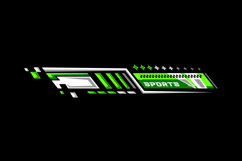 Auto racing vehicle decal stripes template concept Product Image 2