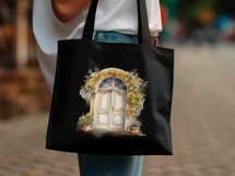 Watercolor Medirerranean Door Clipart Product Image 4