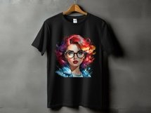 Retro Comic Style Pop Art Girls Png Bundle, Product Image 6