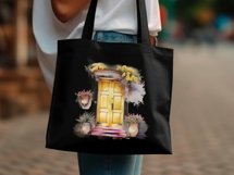 Watercolor Medirerranean Door Clipart Product Image 5