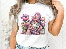 Best Mummy Ever Mother's Day Gnome png, floral Spring gnome Product Image 3