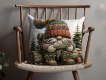 Summer Hiking Gnome clipart png, Gnome camping sublimation Product Image 7