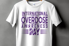 Overdose Awareness Svg Png International Overdose Day Product Image 1