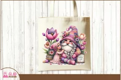 Best Mummy Ever Mother's Day Gnome png, floral Spring gnome Product Image 2