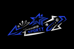Automotive stars decal sticker race sport wrap art for print Product Image 2