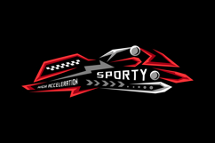 Automotive vinyl sticker abstract style sport wrap art Product Image 2