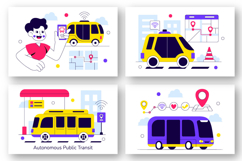 10 Autonomous Public Transit Illustration Product Image 2