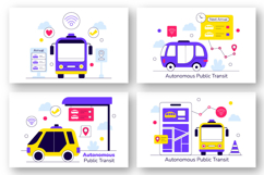 10 Autonomous Public Transit Illustration Product Image 3