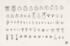 Autumn SVG Bundle, Fall Leaves Clipart PNG, Pumpkin SVG File Product Image 4