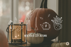 Autumn SVG Bundle, Fall Leaves Clipart PNG, Pumpkin SVG File Product Image 8