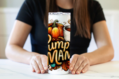 Pumpkin Mama Tumbler Wrap, Sublimation Pumpkin Spice Wrap d2 Product Image 4