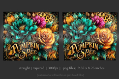 Pumpkin Spice Tumbler Wrap, Sublimation Pumpkin Tumbler w5 Product Image 3