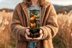Pumpkin Spice Tumbler Wrap, Sublimation Pumpkin Tumbler w6 Product Image 4