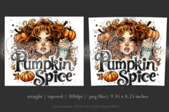Pumpkin Spice Tumbler Wrap, Sublimation Pumpkin Spice Wrap 7 Product Image 3