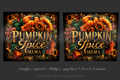 Pumpkin Spice Mama Tumbler Wrap, Sublimation Fall Tumbler w2 Product Image 3