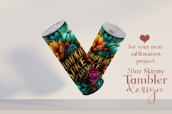 Pumpkin Spice Mama Tumbler Wrap, Sublimation Fall Tumbler w4 Product Image 2
