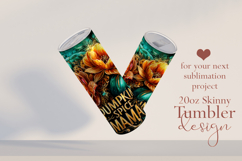 Pumpkin Spice Mama Tumbler Wrap, Sublimation Fall Tumbler w5 Product Image 2