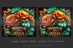 Pumpkin Spice Mama Tumbler Wrap, Sublimation Fall Tumbler w5 Product Image 3