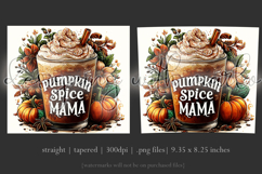 Pumpkin Spice Mama Tumbler Wrap, Sublimation Fall Tumbler 11 Product Image 3