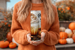 Pumpkin Spice Mama Tumbler Wrap, Sublimation Fall Tumbler 12 Product Image 4