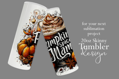Pumpkin Spice Mama Tumbler Wrap, Sublimation Fall Tumbler 13 Product Image 2