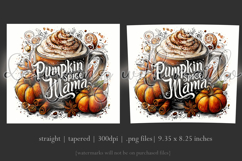Pumpkin Spice Mama Tumbler Wrap, Sublimation Fall Tumbler 13 Product Image 3