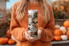Pumpkin Spice Mama Tumbler Wrap, Sublimation Fall Tumbler 14 Product Image 4