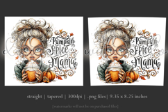 Pumpkin Spice Mama Tumbler Wrap, Sublimation Fall Tumbler 16 Product Image 3