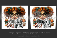 Pumpkin Spice Mama Tumbler Wrap, Sublimation Fall Tumbler 18 Product Image 3