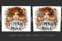 Pumpkin Spice Mama Tumbler Wrap, Sublimation Fall Tumbler 19 Product Image 3
