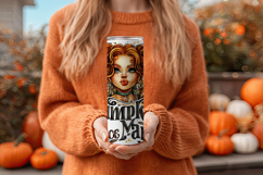 Pumpkin Spice Mama Tumbler Wrap, Sublimation Fall Tumbler 20 Product Image 4