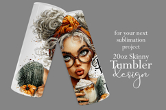 Pumpkin Spice Mama Tumbler Wrap, Sublimation Fall Tumbler 22 Product Image 2