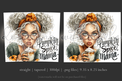 Pumpkin Spice Mama Tumbler Wrap, Sublimation Fall Tumbler 22 Product Image 3